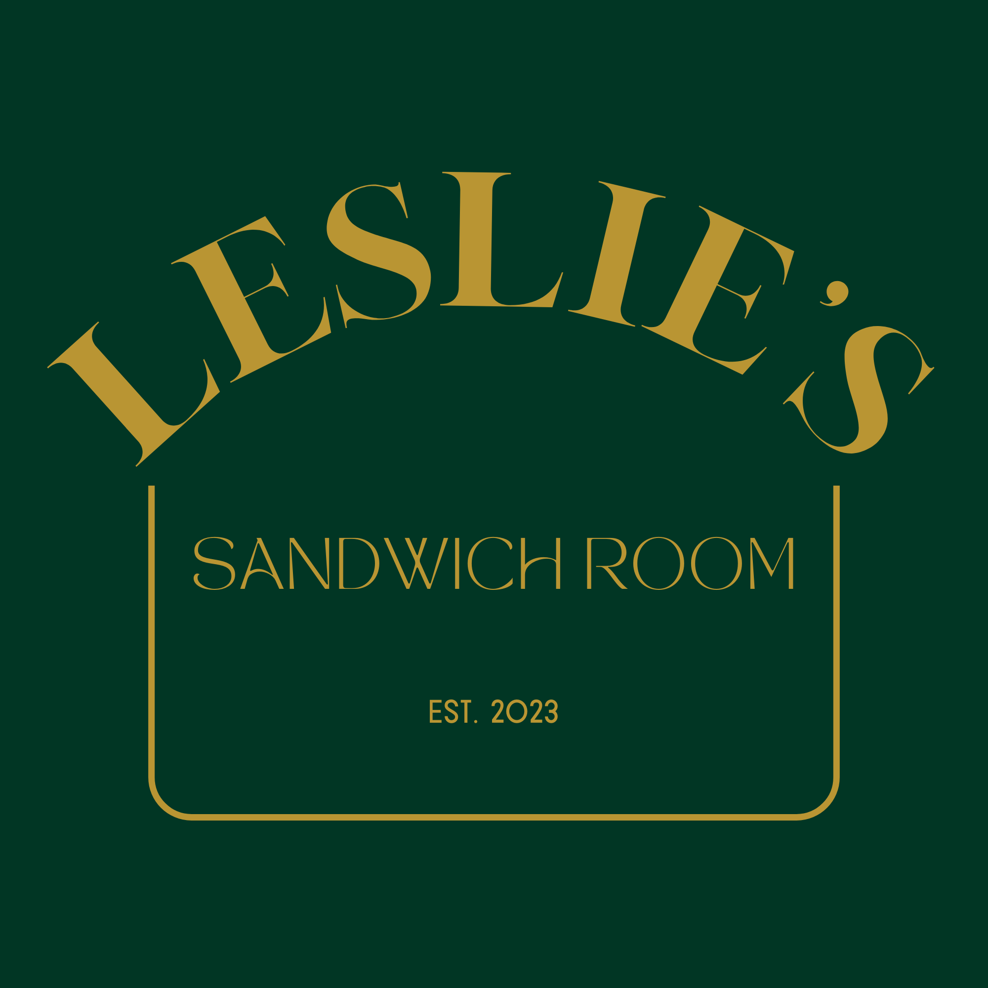 Leslie's Sandwich Room logo